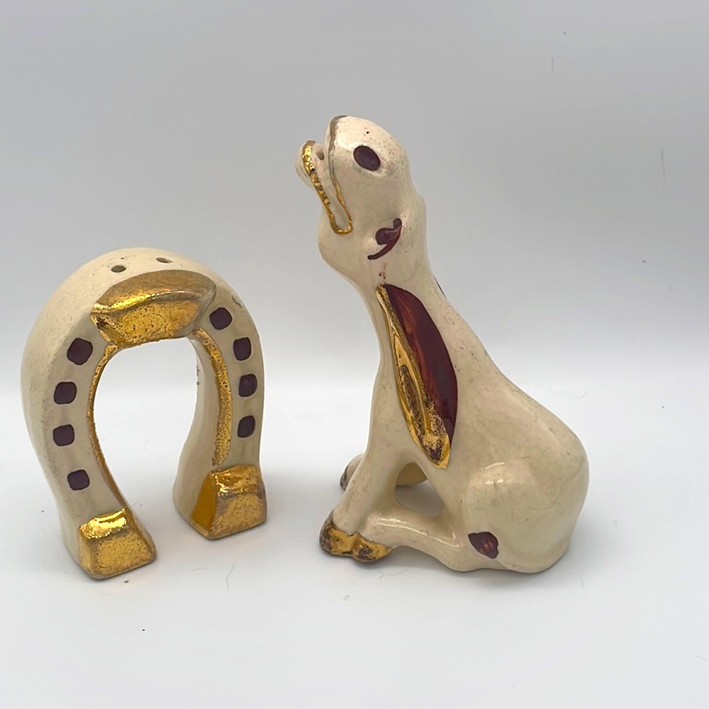 Mcm Vntg Donkey Salt & Pepper Shakers
